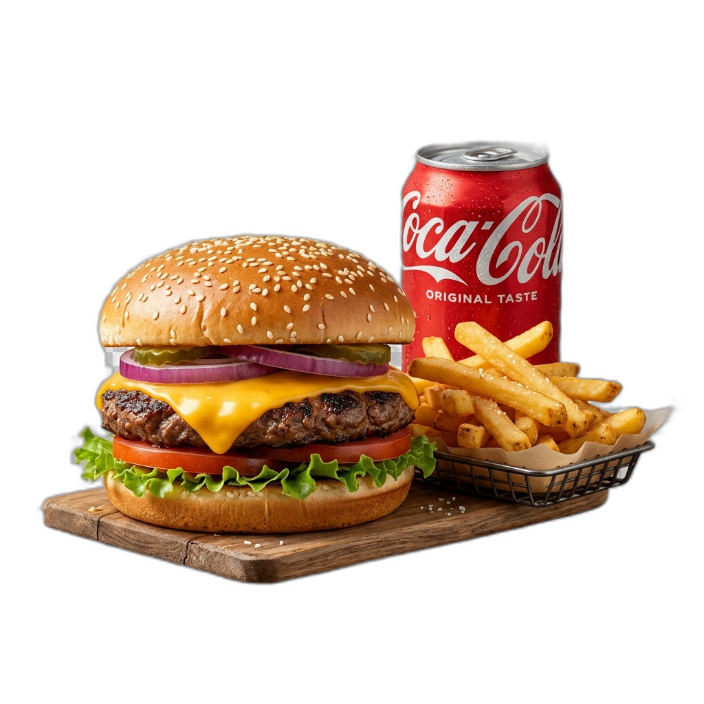 One Quarter Pounder Burger Meal